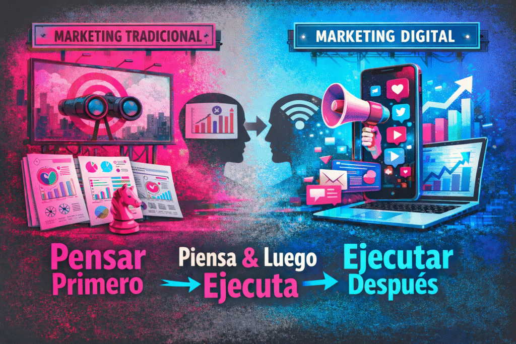 marketing tradicional vs marketing digital